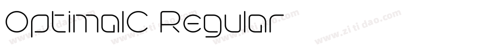 OptimalC Regular字体转换